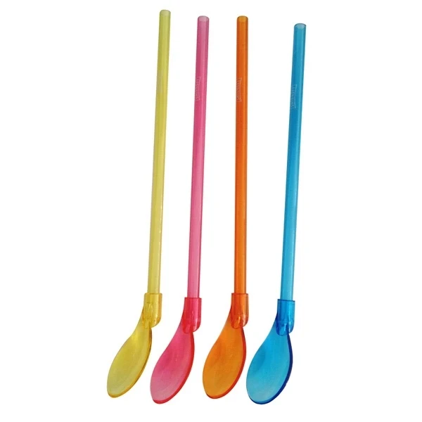 Plastic Straw Spoon 1