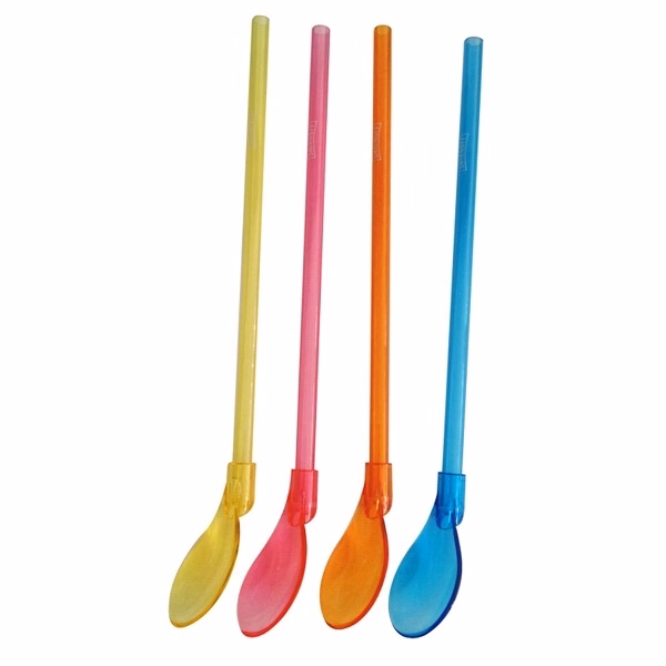 Plastic Straw Spoon