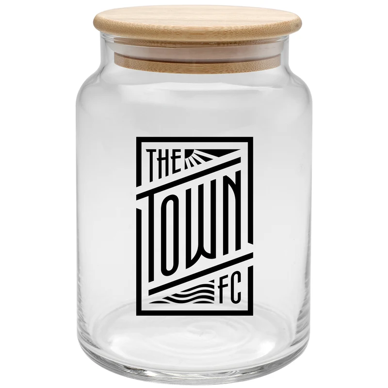 26 oz. Apothecary Jar with Bamboo Lid 1