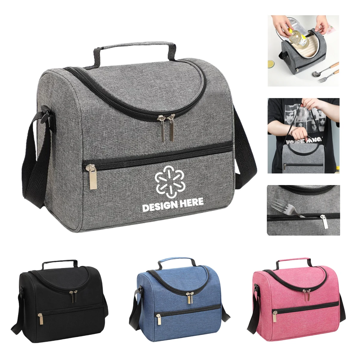 Waterproof Oxford Insulated Lunch Bag Cooler 1