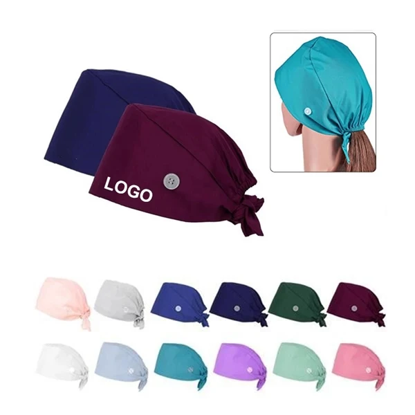 Adjustable Cotton Scrub Surgical Cap 1