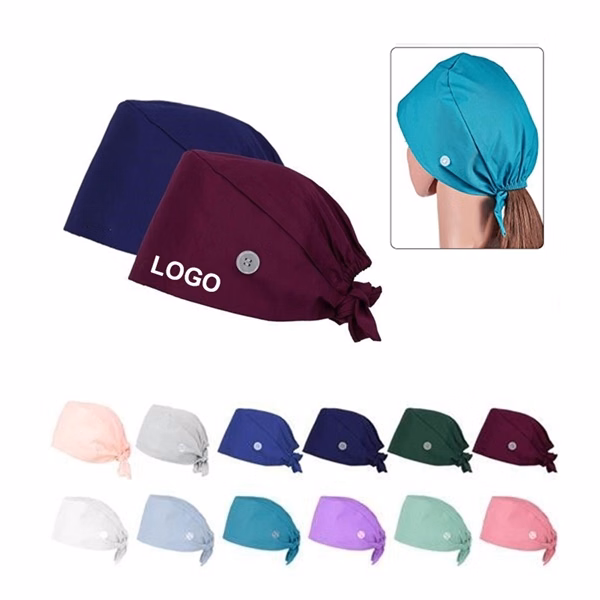 Adjustable Cotton Scrub Surgical Cap