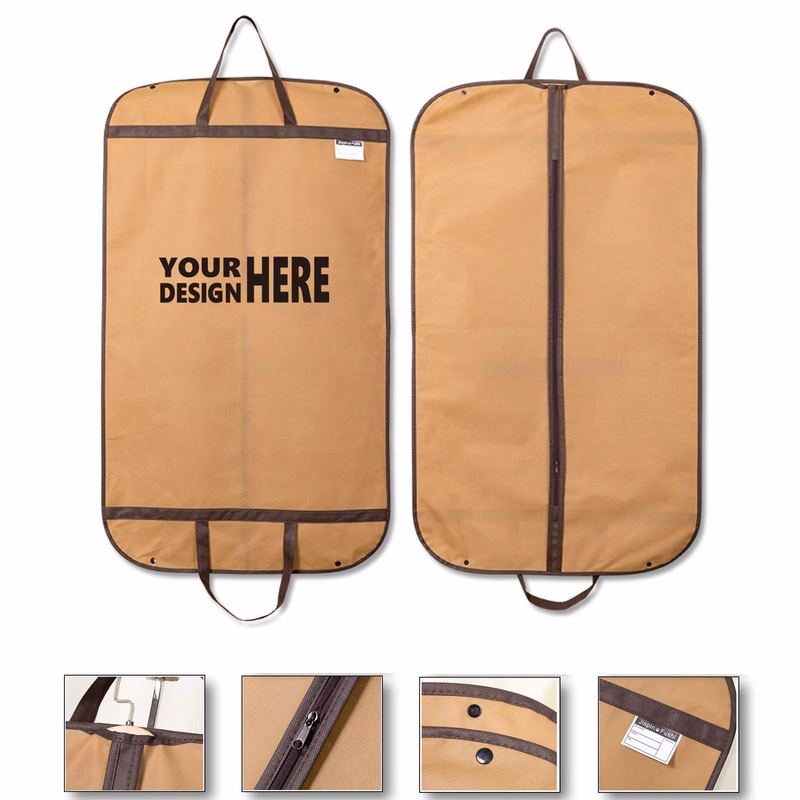 Foldable Non Woven Suit Garment Bag, Carrying Handles