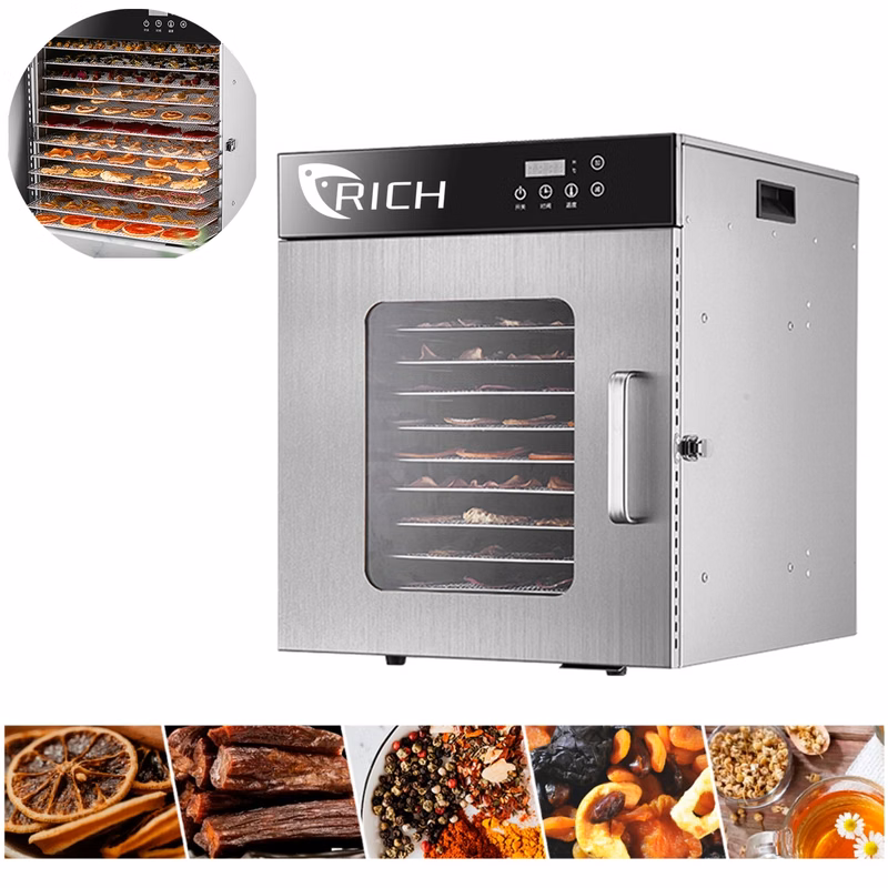 Food Dehydrator For 15 Stainless Steel Trays