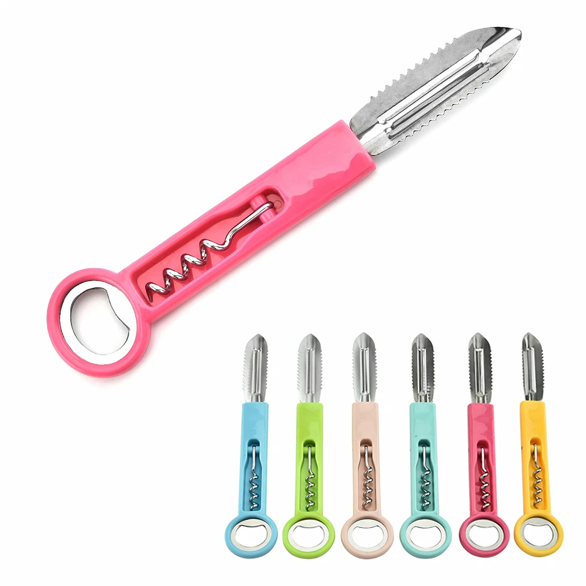 2-in-1 Fruit and Vegetable Peeler with Bottle Opener 1