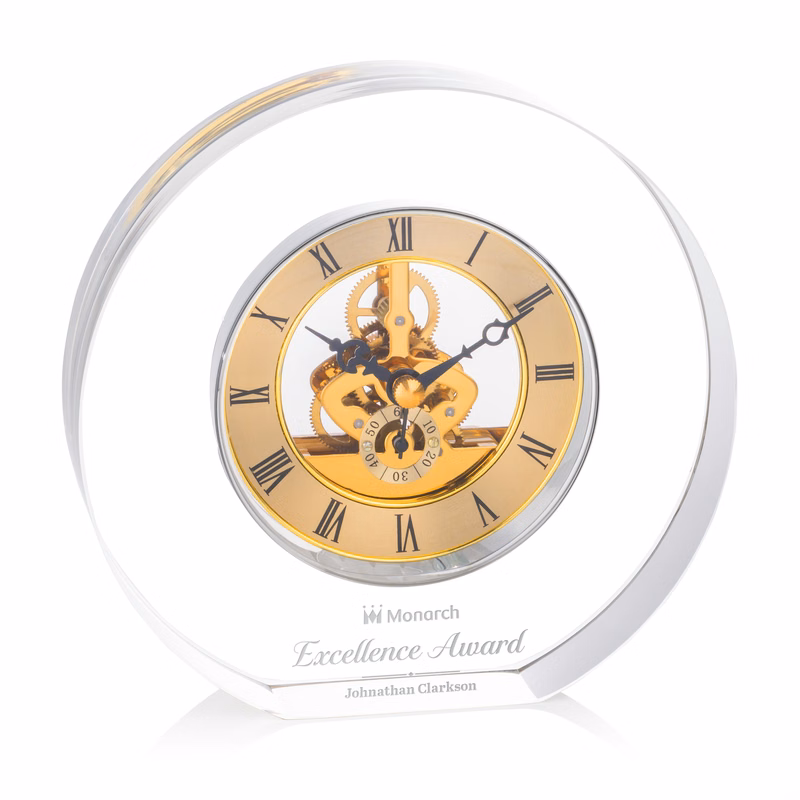 Wilkes Clock - Gold