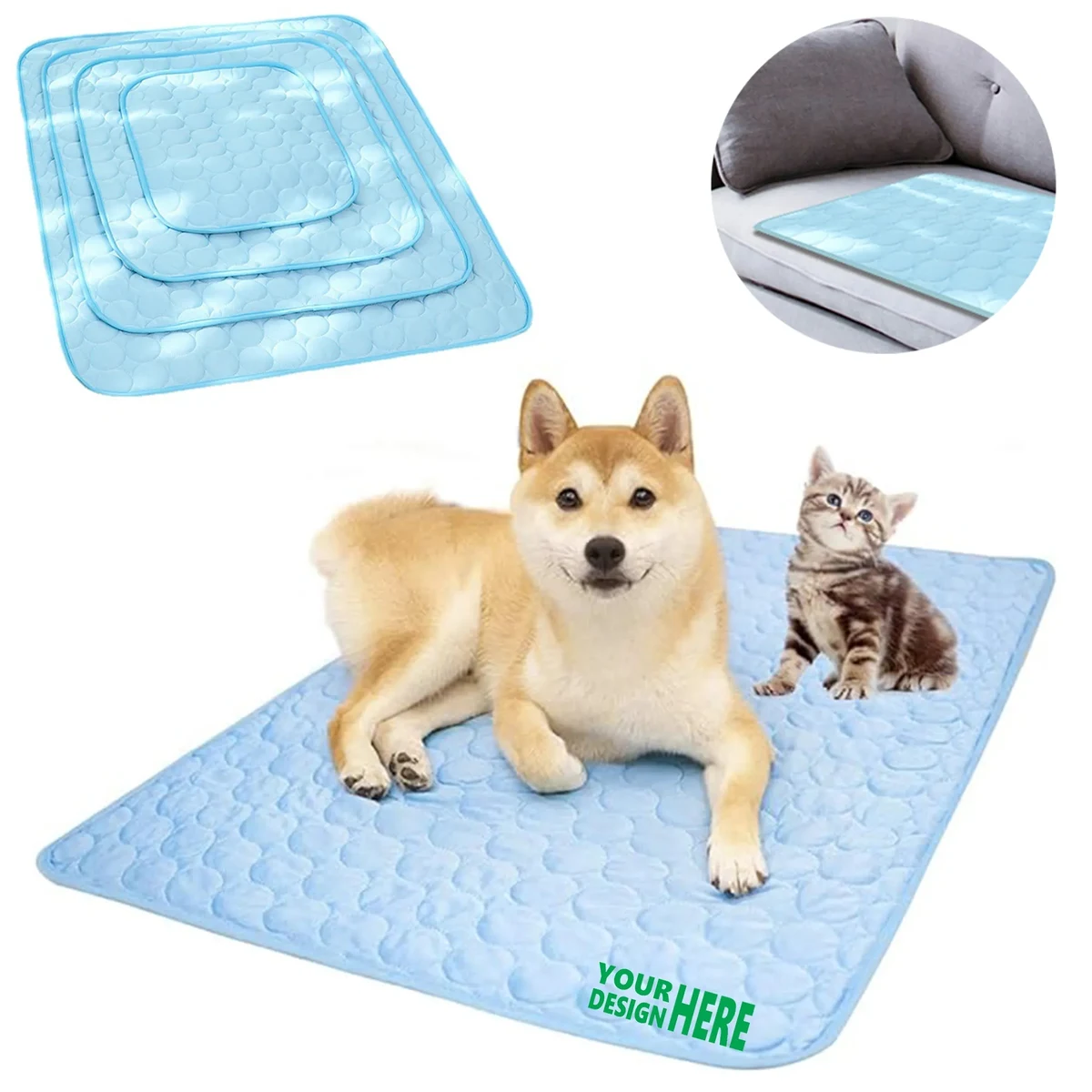Pet Summer Ice Silk Mat 1
