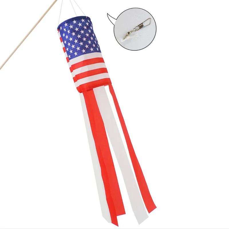 American Flag Windsock Printed Stars Wind Sock 1