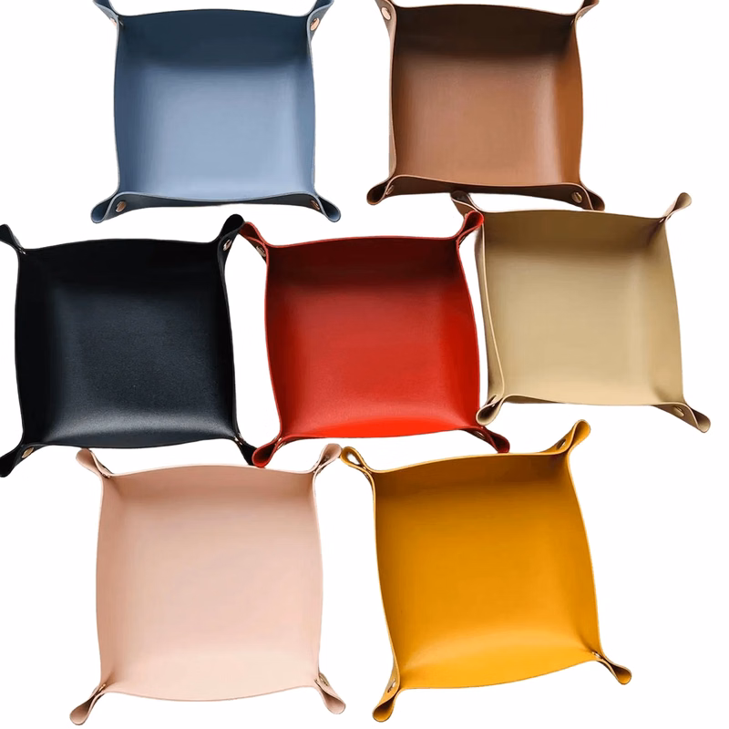 Desktop PU Storage Tray