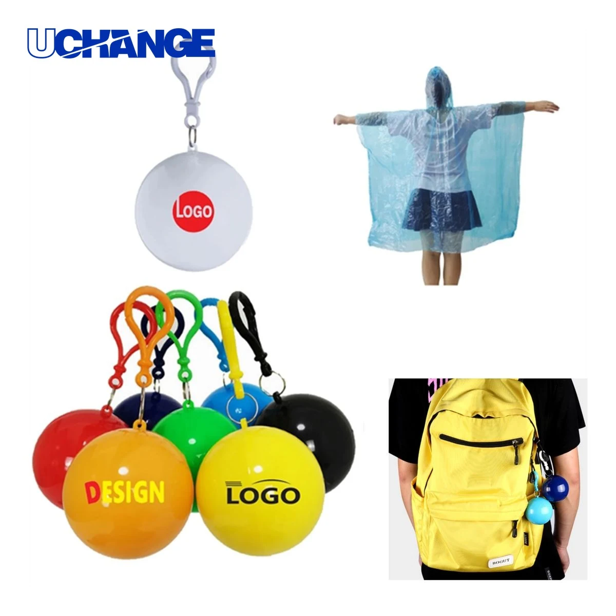 Handy Portable Disposable Emergency Raincoat Ball 1