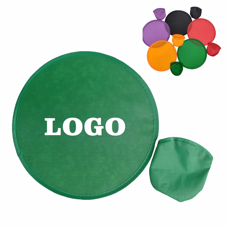 10" Custom Collapsible Flyer Fan With Pouch