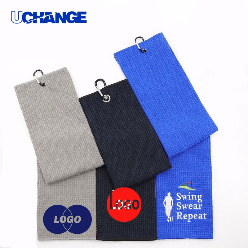 Waffle Golf Towel Rag for Cleaning Clubs