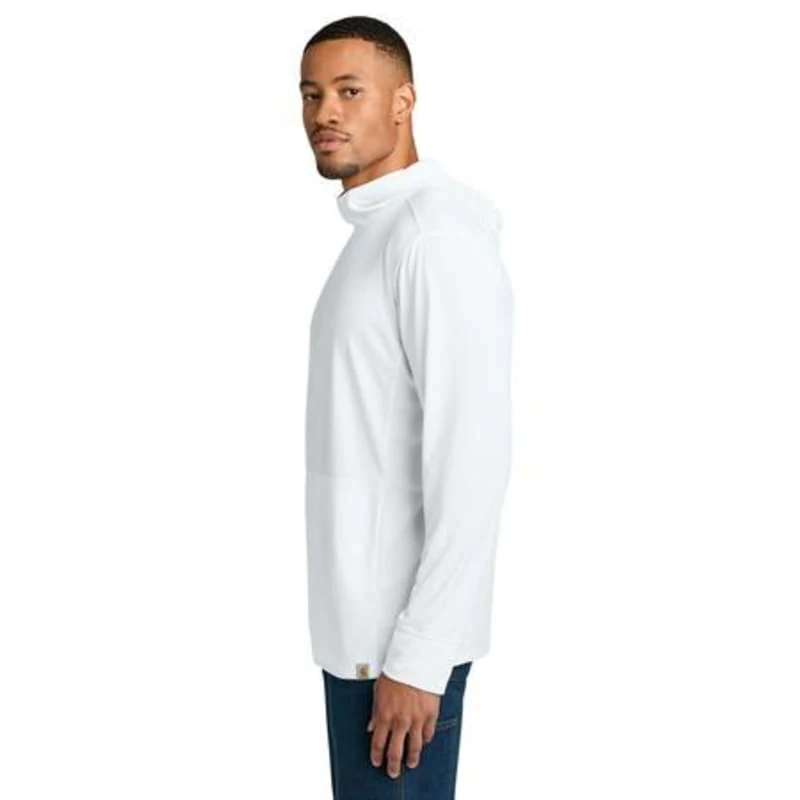 Carhartt Force Sun Defender Long Sleeve Hooded T-Shirt, custom hoodie or sweatshirt with logo imprint 1