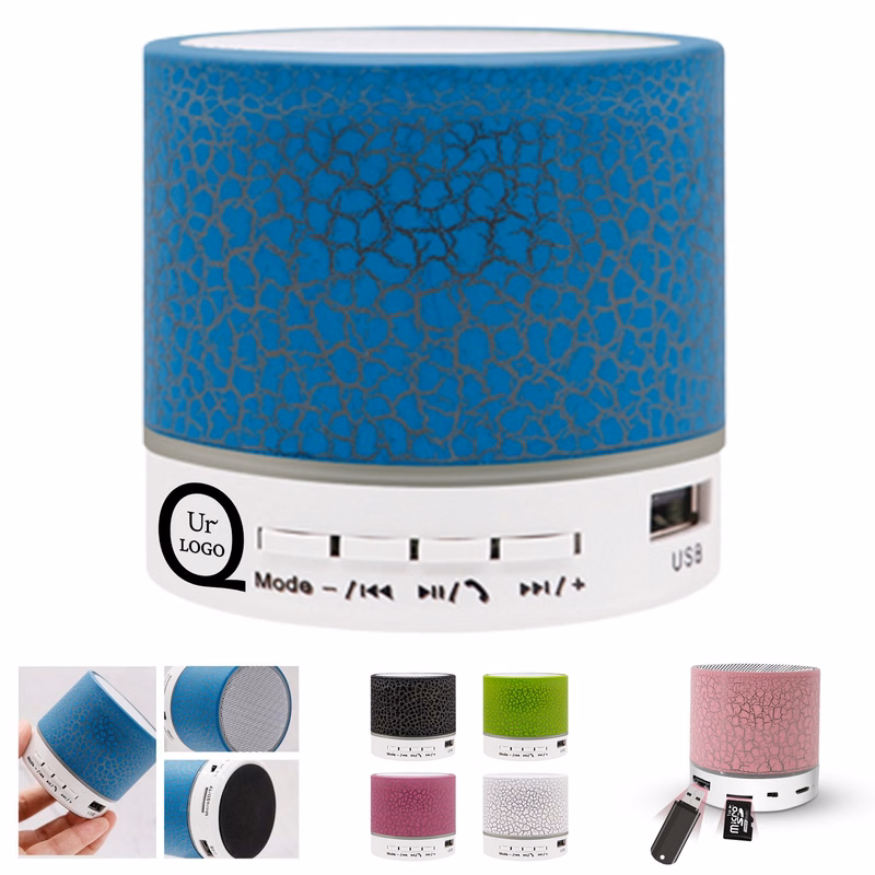 Led Wireless Speaker W/ Cracked Design