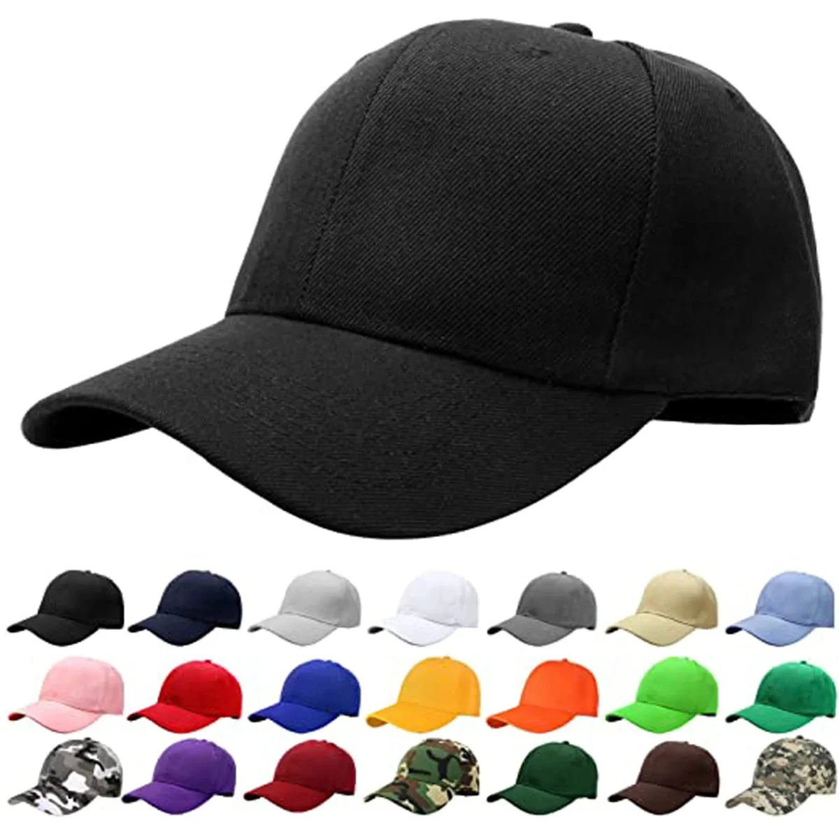 6 Panels Baseball Hat Cap 1