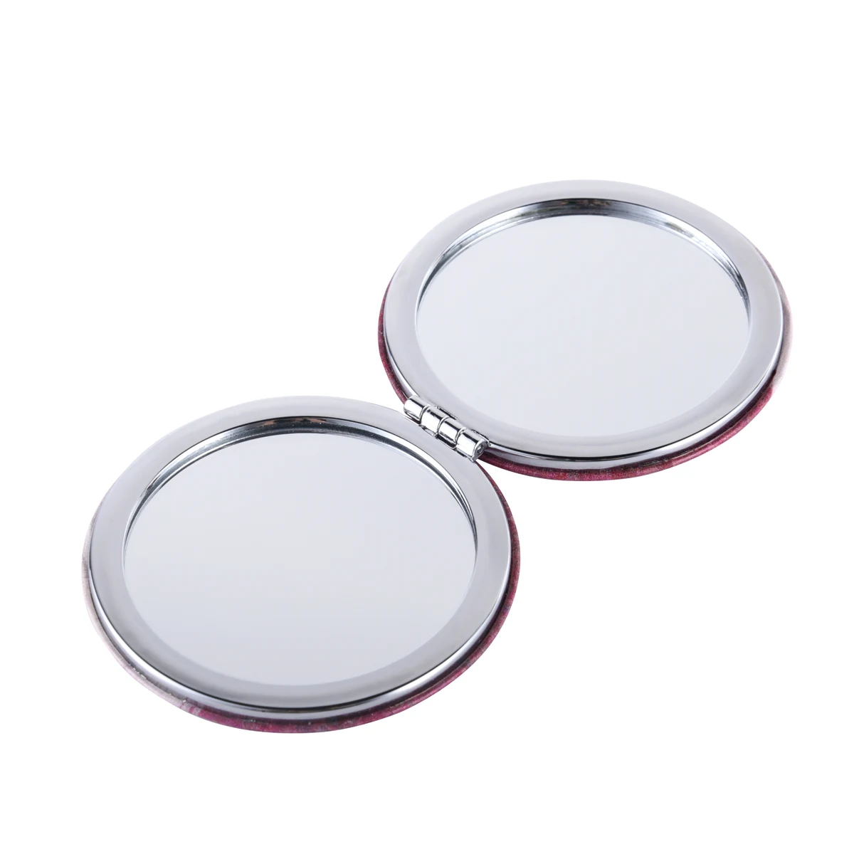 PU Leather Folding Pocket Compact Mirror 1