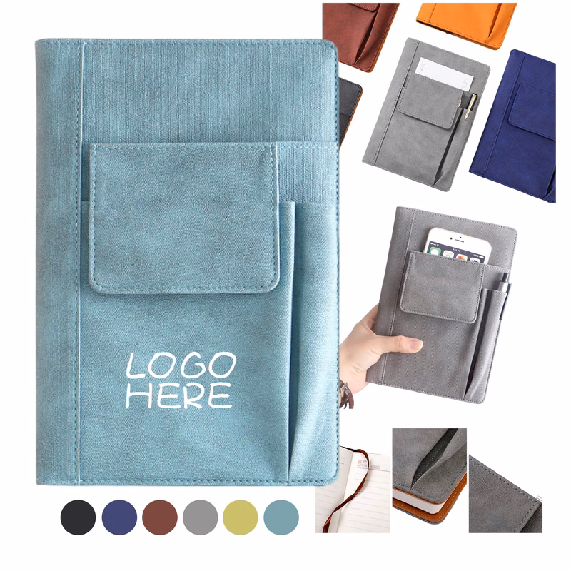 A5 Notebook w/Phone Pocket
