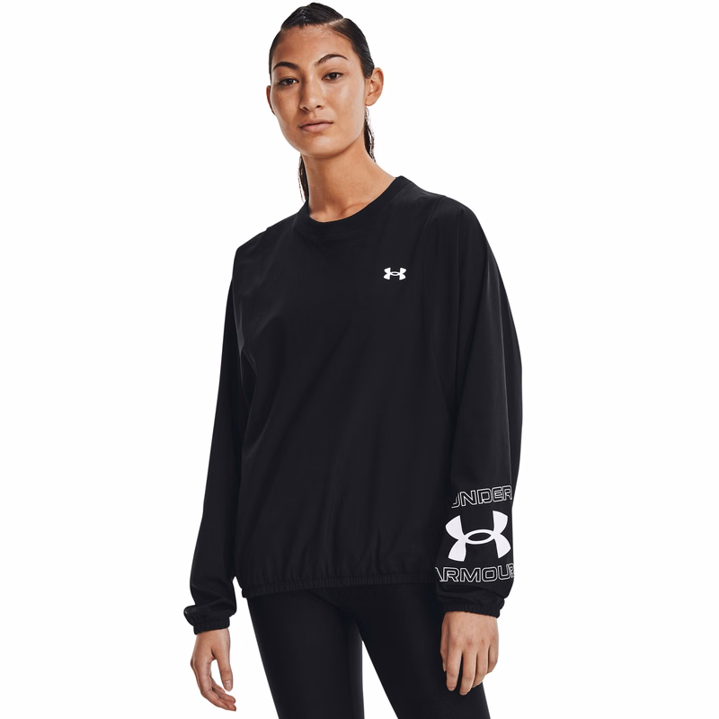 UA Woven Graphic Women's Crew