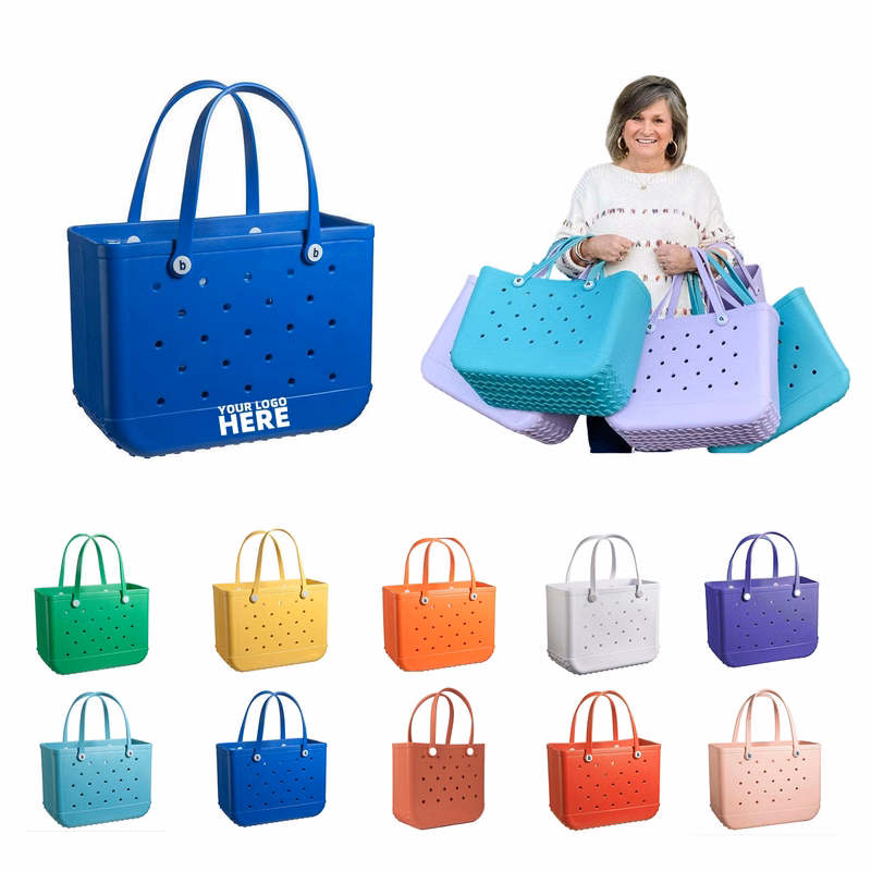 Rubber Waterproof Beach Tote Bag