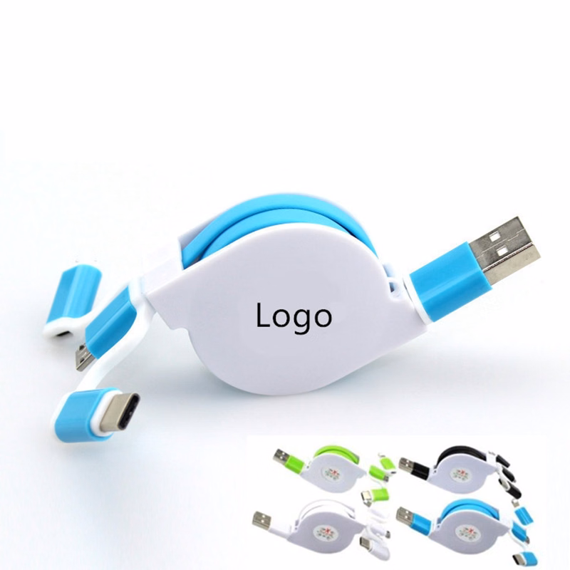 3 in 1 Telescopic Mobile Data Cable