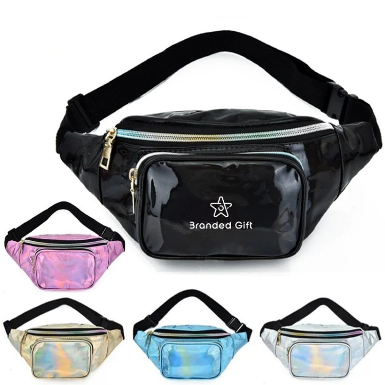 Holographic Fanny Pack, Water Resistant Crossbody Waist Bag 1