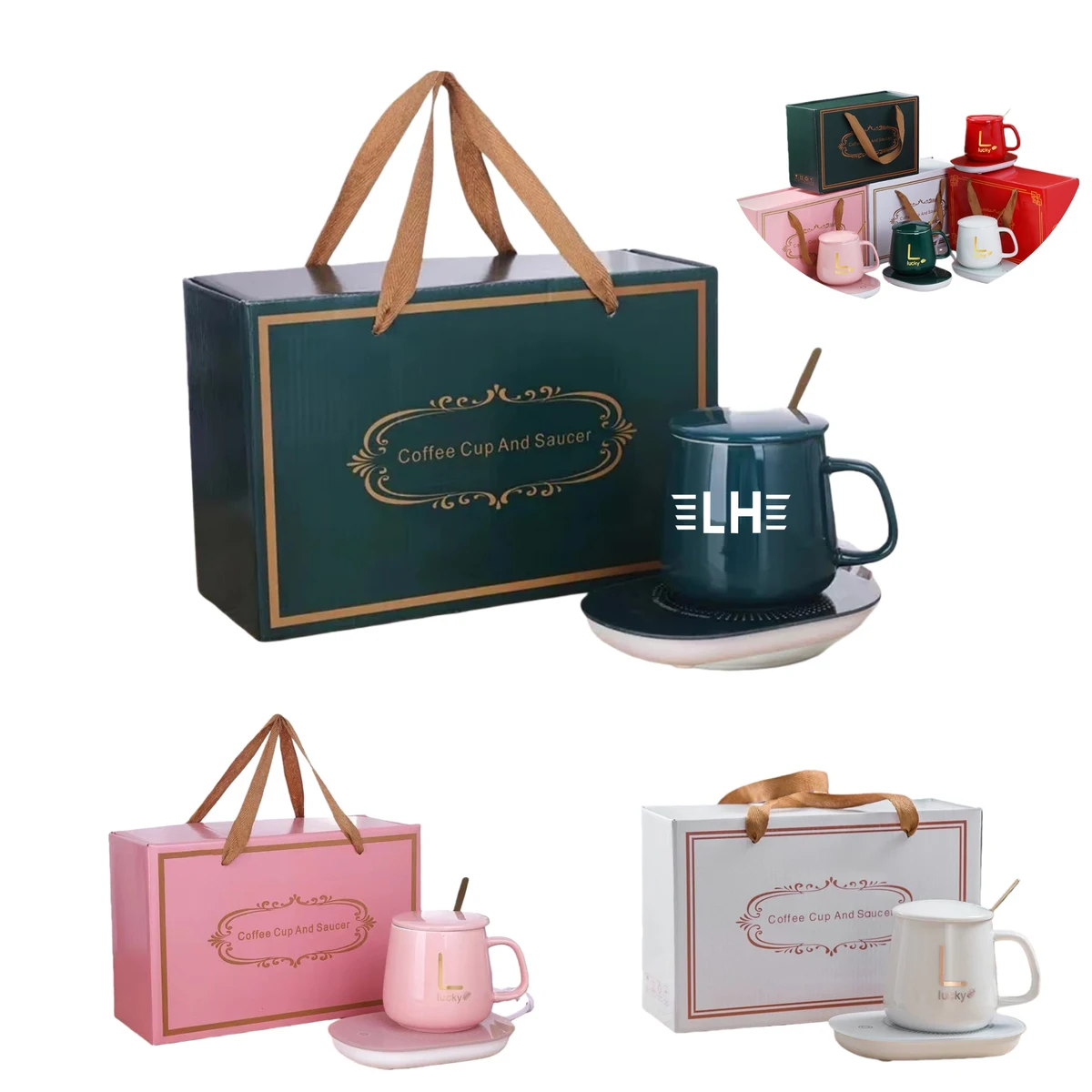 Coffee Cup and Warmer Gift Set 1