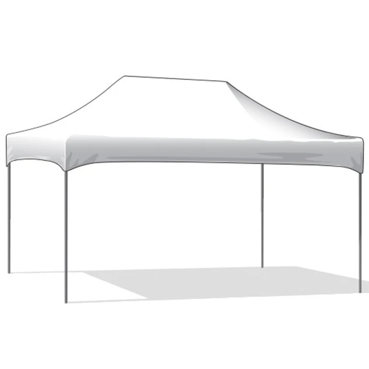 10x15 Canopy plain white top 1