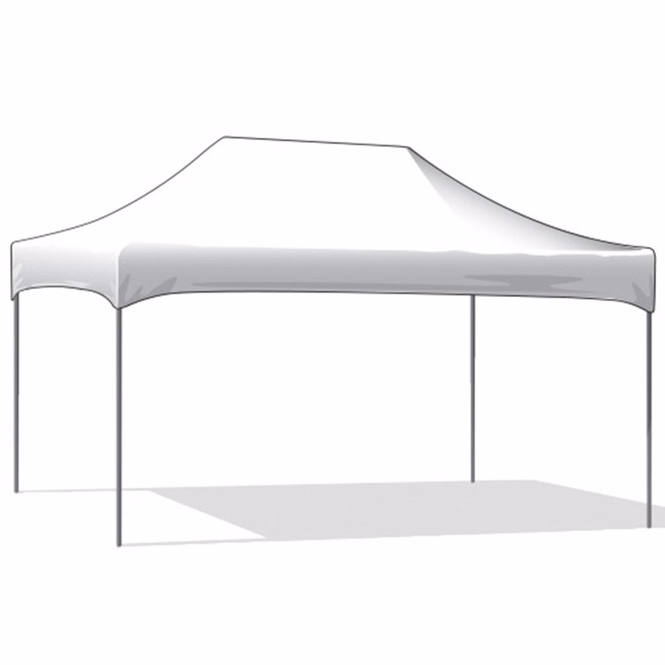 10x15 Canopy plain white top