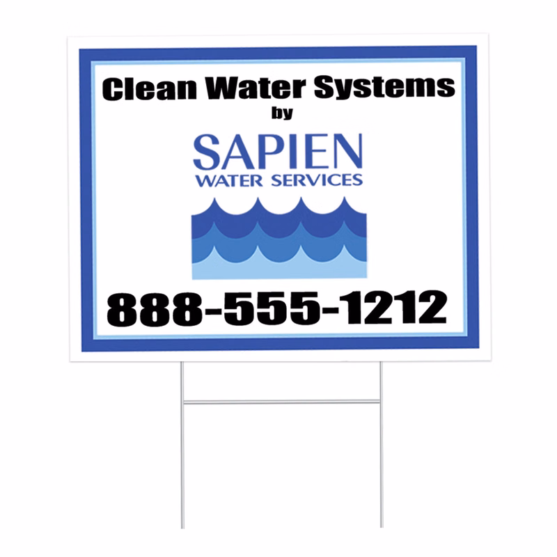 18" x 22.3" Custom Outdoor Yard Signs
