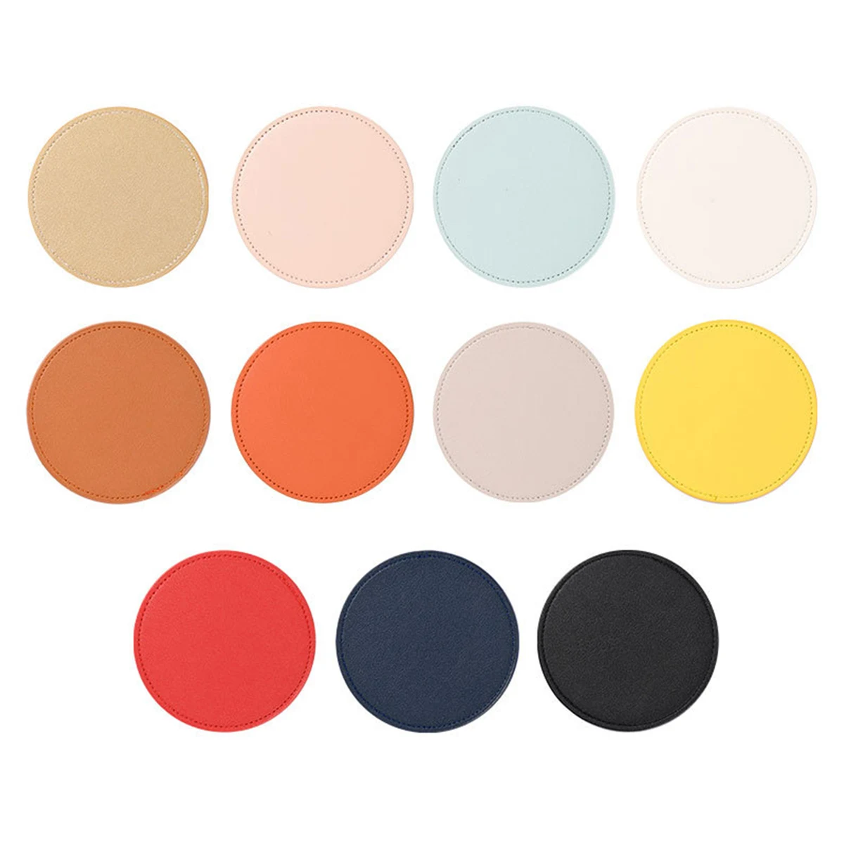 PU Leather Round Coaster 1