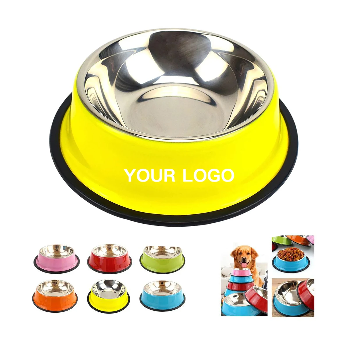 Double Wall Pet Food Bowl 1