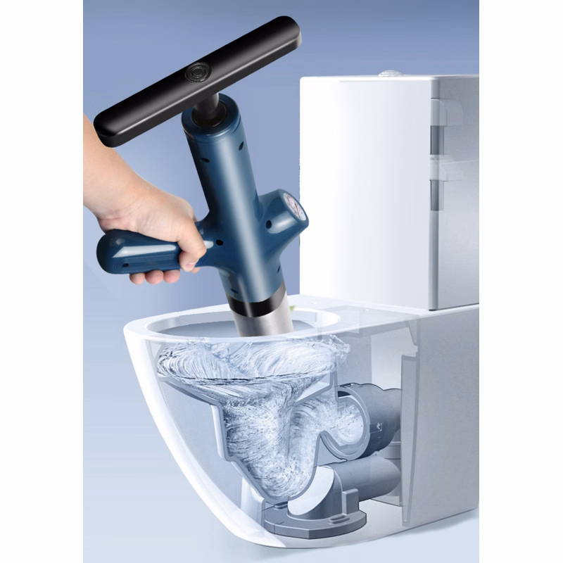 Toilet Plunger High Pressure Electric Air Drain Blaster Gun