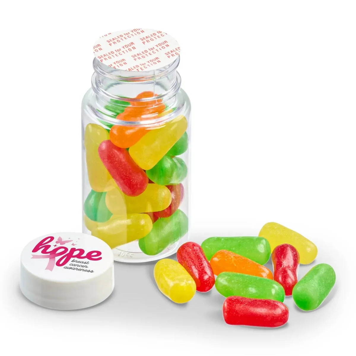1.3 oz Jar of Mike & Ike Jelly Beans 1