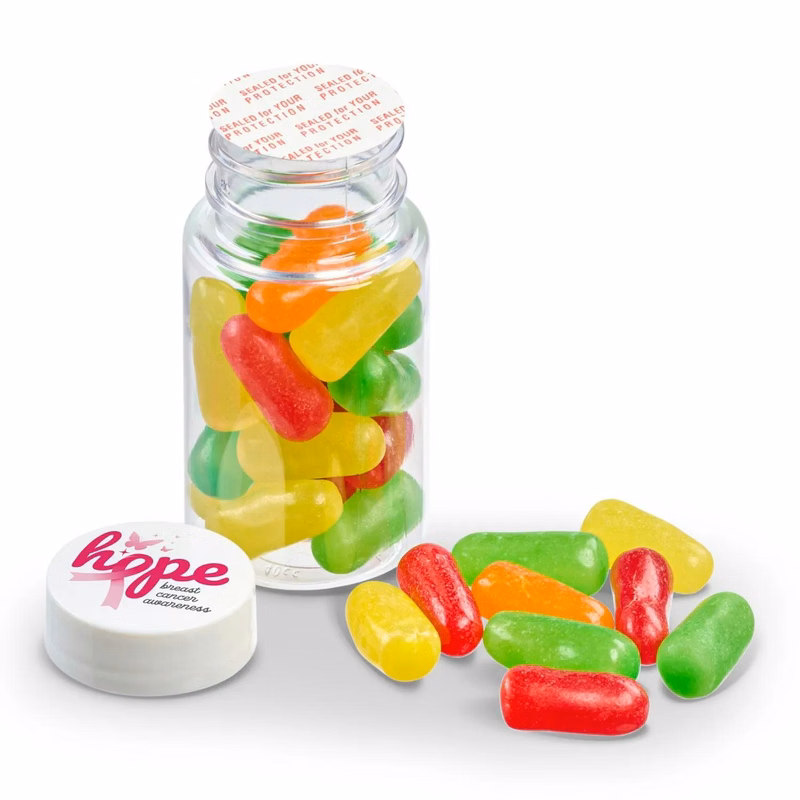 1.3 oz Jar of Mike & Ike Jelly Beans