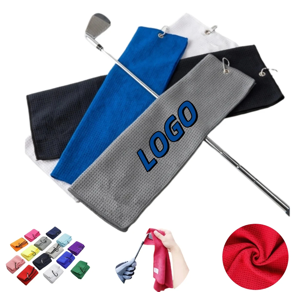 Full Color Microfiber Golf Towel 1