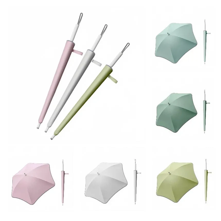 Creative safety bag angle stab proof long handle umbrella 1