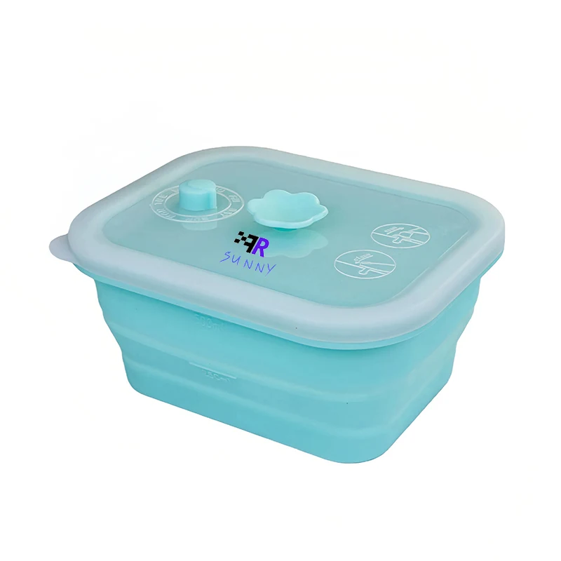 Foldable Food-Grade Silicone Storage Container 1