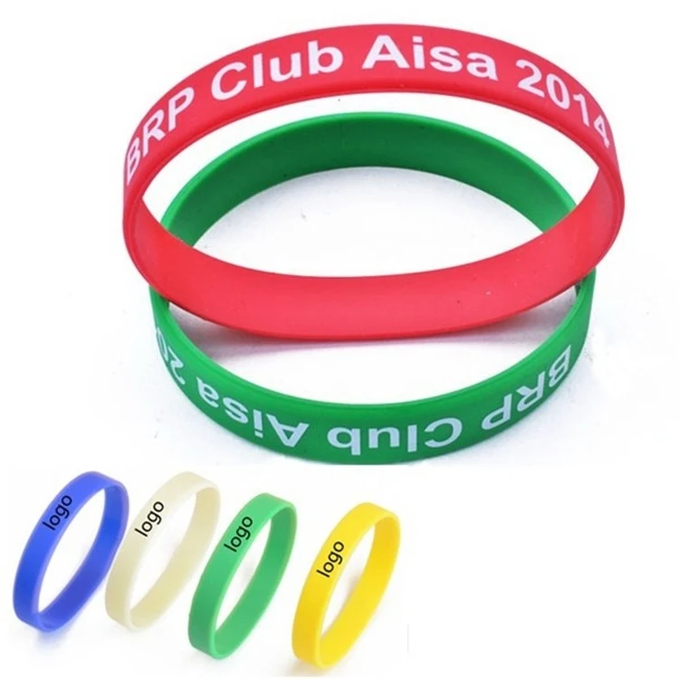 Screen Printed Silicone Bracelet 1