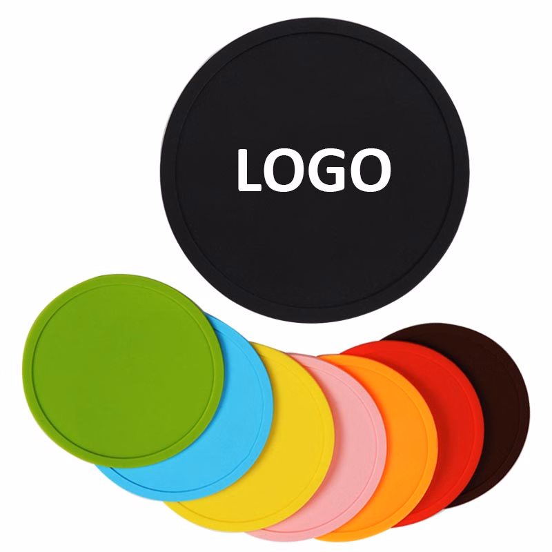 Round Silicone Cup Coaster