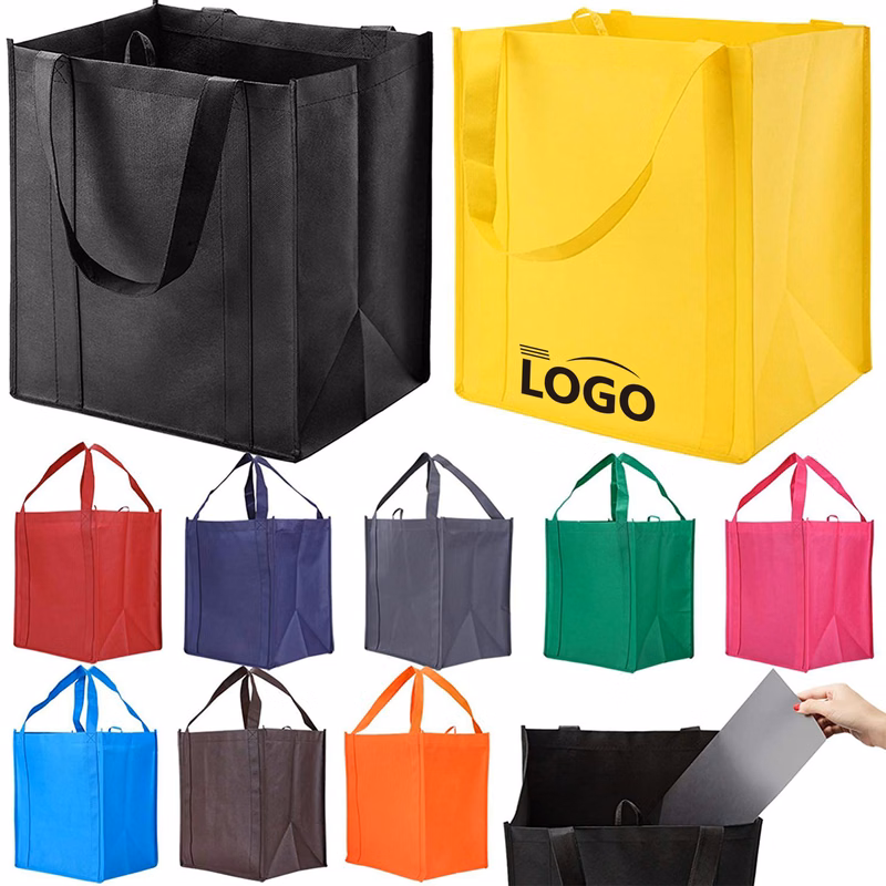 Non-Woven Grocery Tote Bag - Large & Reusable
