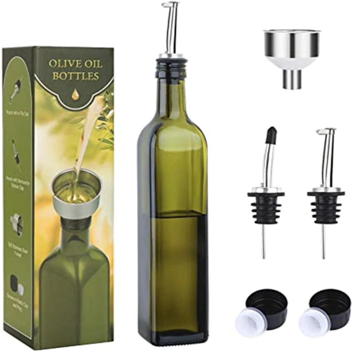 Olive Oil Bottle Dispenser 8Pcs Set 1