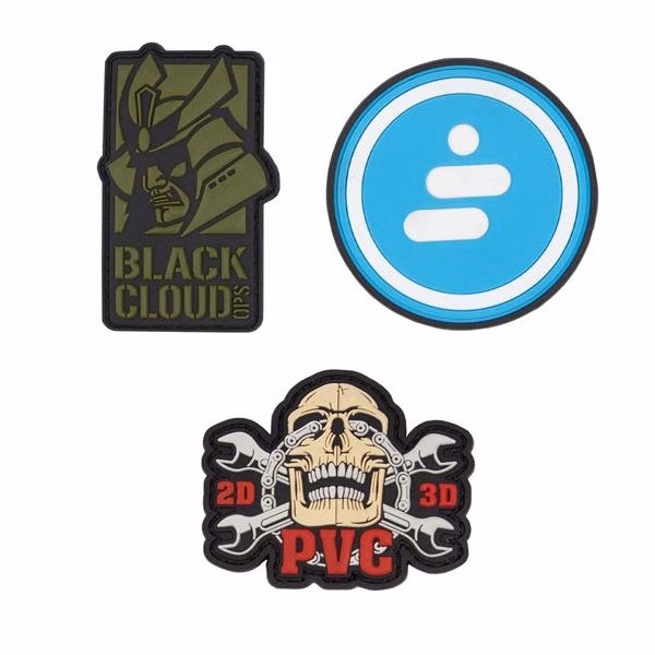 2 Inches 3D PVC Patches