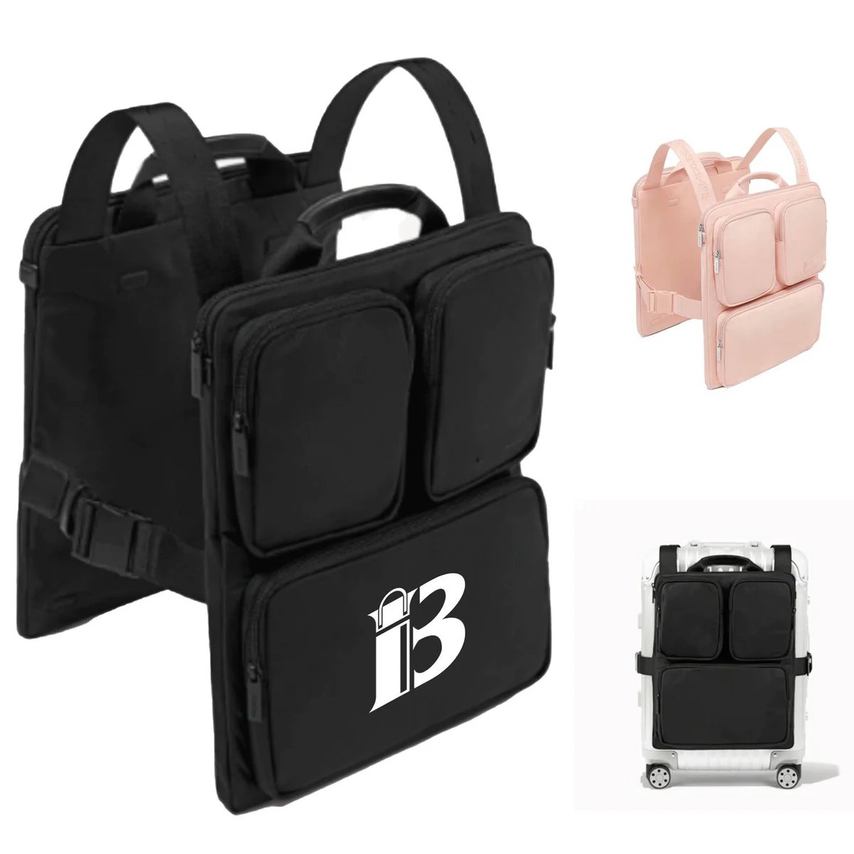 Over Luggage Organizer w/ Storage Pockets 1