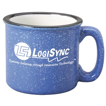 15 oz. Light Blue Western Stoneware Mug 1