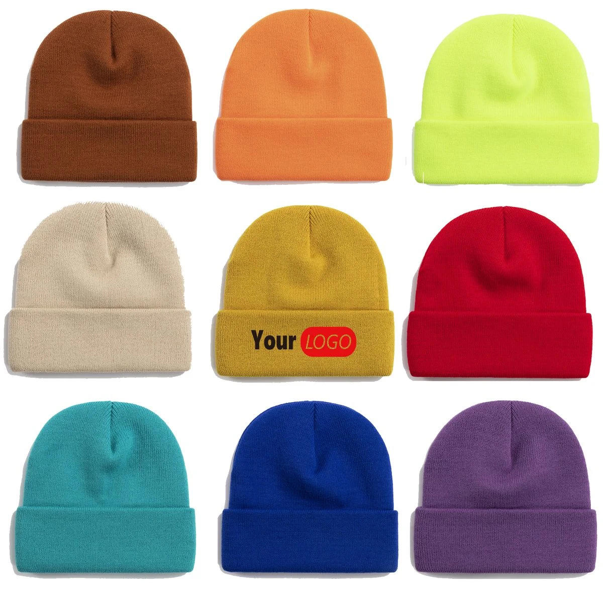 Acrylic Knit Hat 1