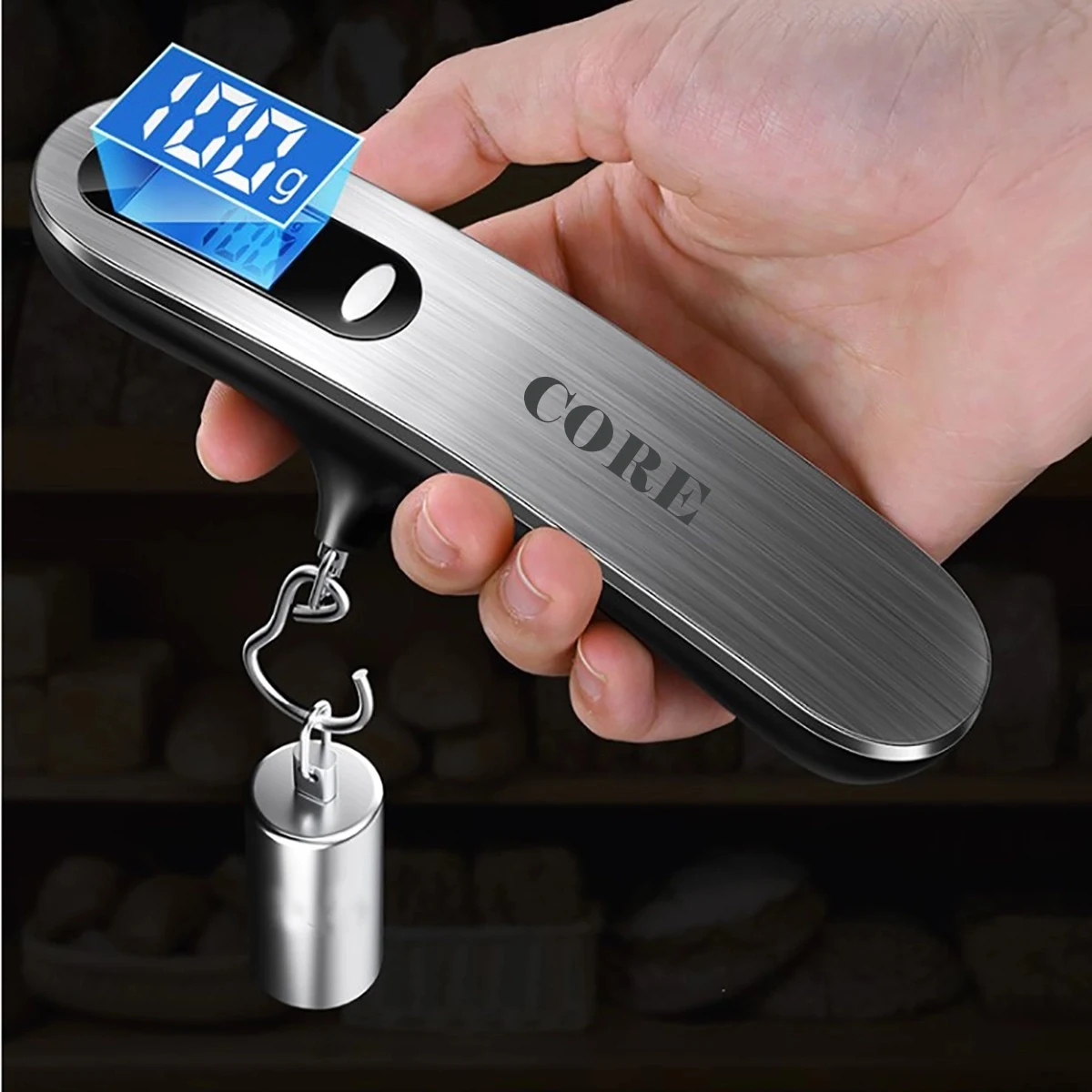 Digital Handheld Luggage Scale Hook 1