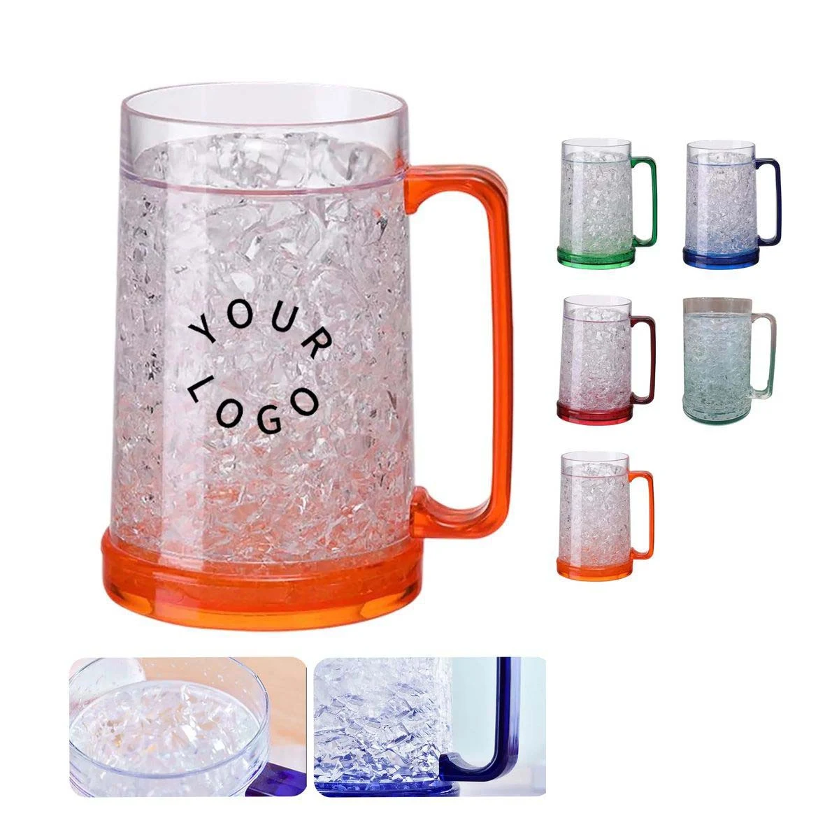 Double Layer Cup with Freezing Gel for Drinks 1
