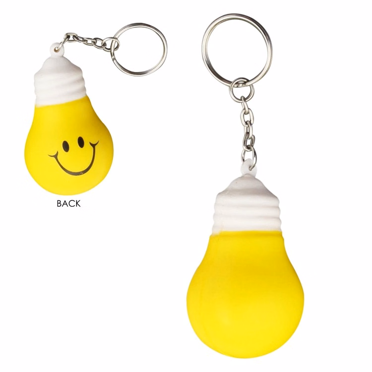 Stress Lighting Blub Key Ring