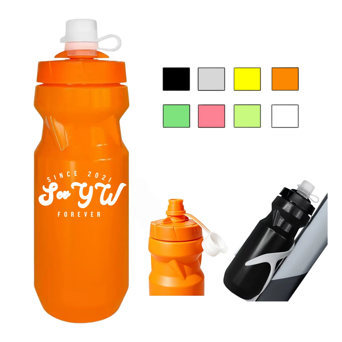22oz Bike Squeeze Hydration Flask 1