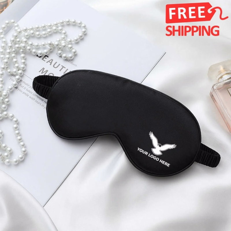 Satin Sleep Eye Mask Adjustable Light Blocking